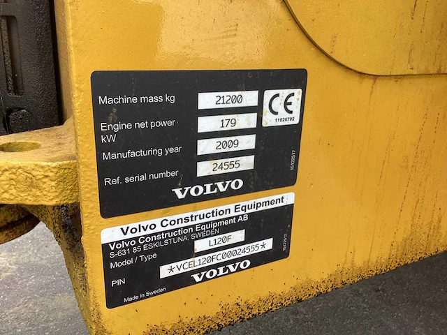 Volvo - 2009 - l120f - shovel - afbeelding 5 van  32