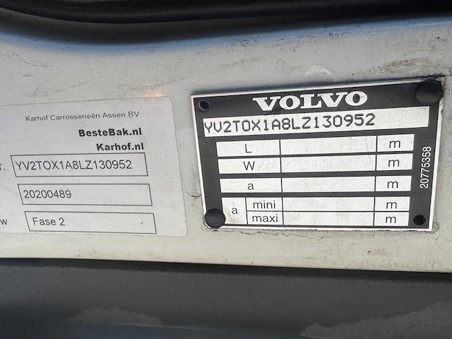 Volvo - 2020 - fl - vrachtwagen - afbeelding 10 van  35