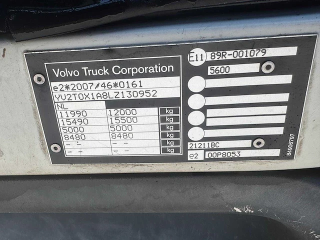 Volvo - 2020 - fl - vrachtwagen - afbeelding 13 van  35