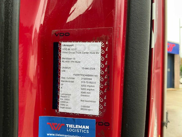 Volvo - fh - vrachtwagen met huifopbouw - 2019 - afbeelding 21 van  47