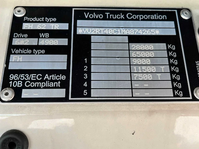 Volvo - fh500 - globetrotter - i-shift - retarder - 2021 - vrachtwagen - afbeelding 17 van  28