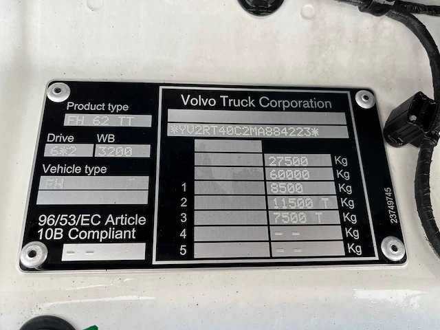 Volvo - fh500 - i-shift - retarder - vollucht - 2021 - vrachtwagen - afbeelding 14 van  24