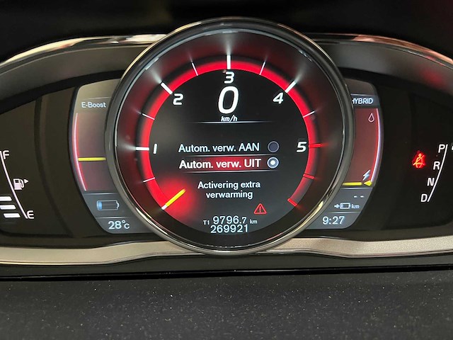 Volvo - v60 - hybride- 2.4 d6 awd - pl.i momentem - personenauto - 2014 - afbeelding 11 van  24
