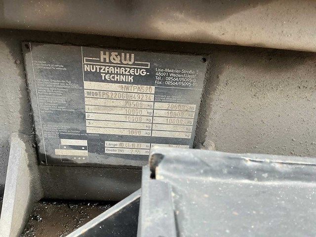 Volvo 460 euro6 combinatie vrachtwagen met oplegger - afbeelding 5 van  22