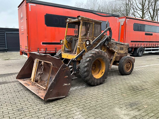 Volvo bm 622 oldtimer wiellader - afbeelding 1 van  1