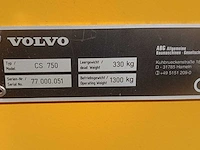 Volvo cs 750 hydraulische splitstrooier / chip spreader 1.680 mm – dd85/dd95 - afbeelding 4 van  13
