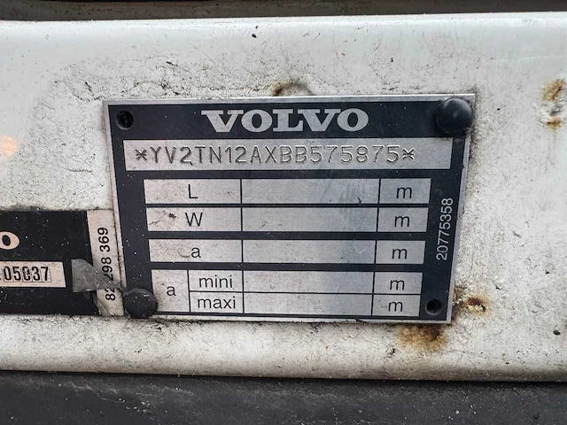 Volvo fl 42 hydrailic lift | bx-vx-24 i - afbeelding 8 van  22