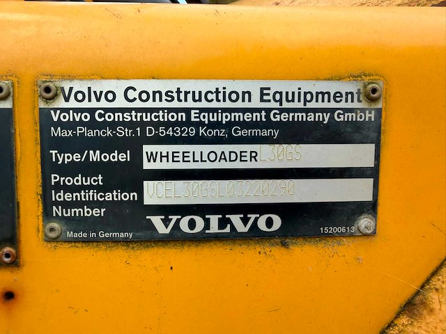 Volvo l30gs wiellader / shovel - afbeelding 7 van  15