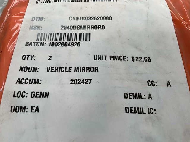 Volvo mirror glass (2x) - afbeelding 2 van  5