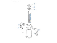 Volvo penta 2.5 inch seawater strainer | filter kit - 23224983 - afbeelding 1 van  10