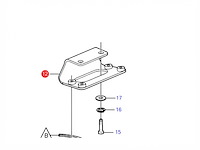 Volvo penta bracket voor acp - 3863309