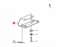 Volvo penta bracket voor acp - 3863309 - afbeelding 2 van  6