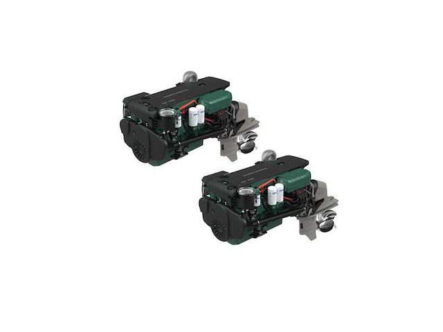 Volvo penta d6-380 380 hp twin engine kit diesel inboard with sterndrives - afbeelding 1 van  1