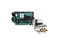 Volvo penta d6-380 380 hp twin engine kit diesel inboard with sterndrives - afbeelding 4 van  5