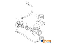Volvo penta drive shaft/propellerhaft 142mm - 3818295 - afbeelding 1 van  2