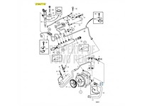 Volvo penta fixed fuel return connection hose - 21967719 - afbeelding 1 van  3
