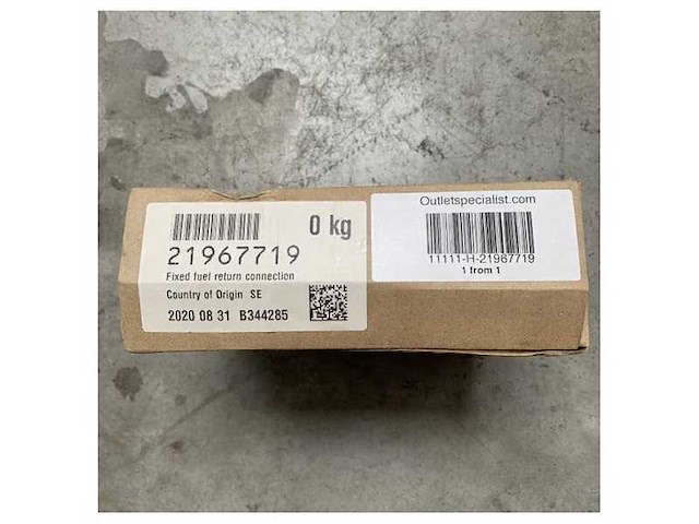 Volvo penta fixed fuel return connection hose - 21967719 - afbeelding 3 van  3
