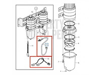 Volvo penta fuel sensor extension cable 5 meter - 21415883 - afbeelding 2 van  3