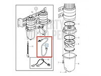 Volvo penta fuel sensor extension cable 5 meter - 21415883 - afbeelding 2 van  3