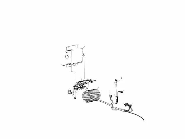 Volvo penta ips evc 2.0 cable loom black - 23627602 - afbeelding 1 van  6
