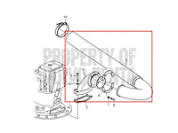 Volvo penta ips exhaust hose kit with elbow - 22896518 - afbeelding 2 van  4