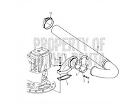 Volvo penta ips exhaust hose kit with elbow - 22896518 - afbeelding 1 van  3