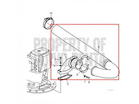 Volvo penta ips exhaust hose kit with elbow - 22896518 - afbeelding 2 van  4