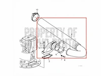 Volvo penta ips exhaust hose kit with elbow - 22896518 - afbeelding 2 van  4