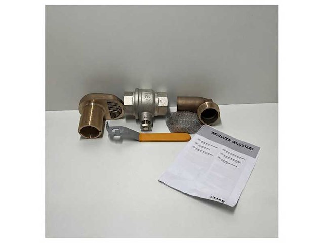 Volvo penta koelwaterinlaat kit brons 2.5 inch - 23219830 - afbeelding 2 van  5