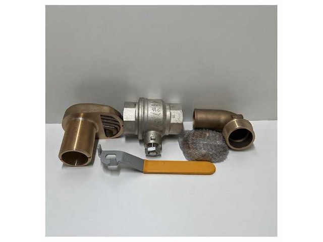 Volvo penta koelwaterinlaat kit brons 2.5 inch - 23219830 - afbeelding 4 van  6