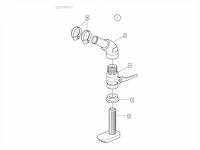 Volvo penta koelwaterinlaat kit brons 2.5 inch - 23219830