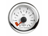 Volvo penta oil pressure guage white 52 mm - 874923 - afbeelding 2 van  2