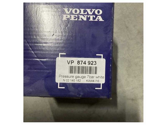 Volvo penta pressure gauge 7-bar white - 874923 - afbeelding 4 van  4