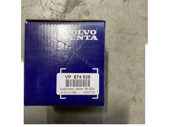 Volvo penta voltmeter white 18-32v - 874925 - afbeelding 2 van  2