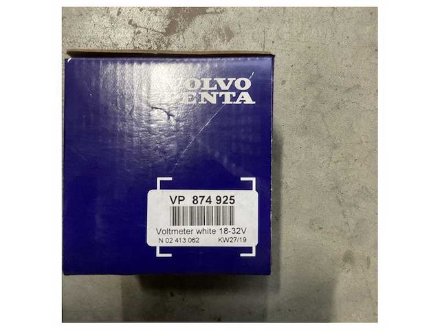 Volvo penta voltmeter white 18-32v - 874925 - afbeelding 1 van  1
