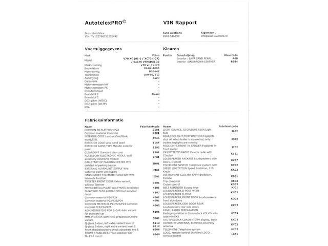 Volvo xc70 2.4 d5 2005 awd automaat, 8-xzb-62 - afbeelding 12 van  24