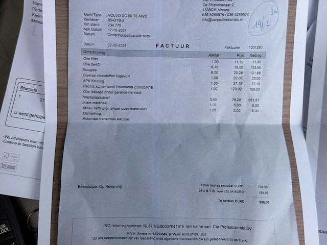 Volvo xc90 2.9 t6 7 seats | 95-gtb-2 i - afbeelding 18 van  22