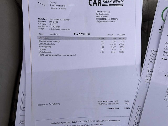 Volvo xc90 2.9 t6 7 seats | 95-gtb-2 i - afbeelding 21 van  22