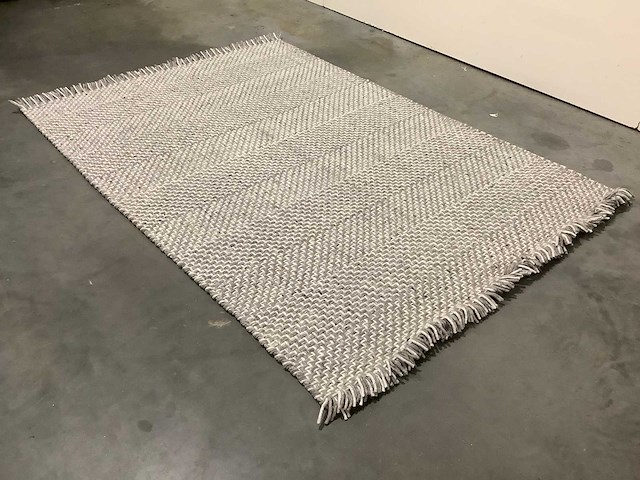 Vomodi laurino dark grey vloerkleed 160x230cm - afbeelding 3 van  6