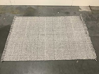 Vomodi laurino dark grey vloerkleed 160x230cm