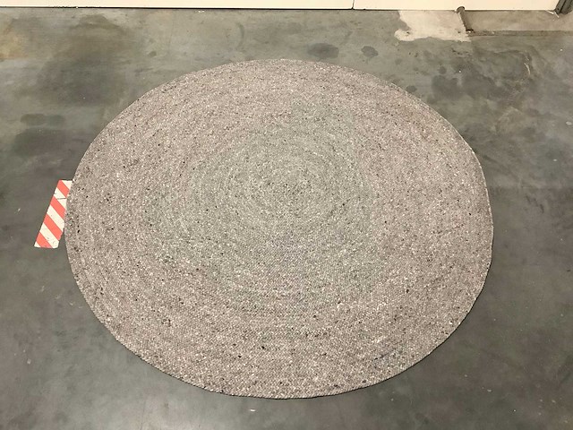 Vomodi palma grey vloerkleed 200x200cm. - afbeelding 1 van  6