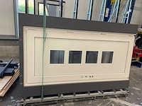 Voordeur kozijn kömmerling, 9001 hoogglaswit