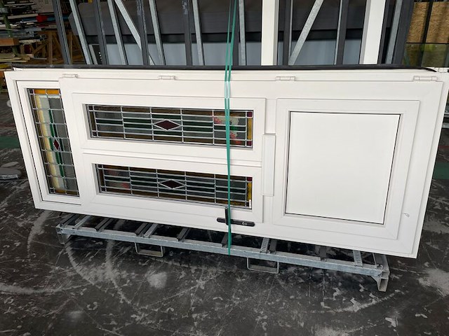 Voordeur kozijn kömmerling, cube, 6009/9001 - afbeelding 2 van  3