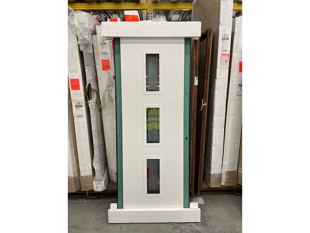 Voordeurpaneel polytec nederland, ral7021 - afbeelding 1 van  1