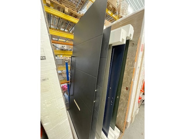 Voordeurpaneel polytec nederland, ral7021 - afbeelding 2 van  2