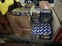 Voorraad auto-onderdelen o.a. remblokken, radiatoren, interieur/oliefilters + 12 meter legbordstelling - afbeelding 6 van  28