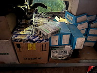 Voorraad auto-onderdelen o.a. remblokken, radiatoren, interieur/oliefilters + 12 meter legbordstelling - afbeelding 7 van  28