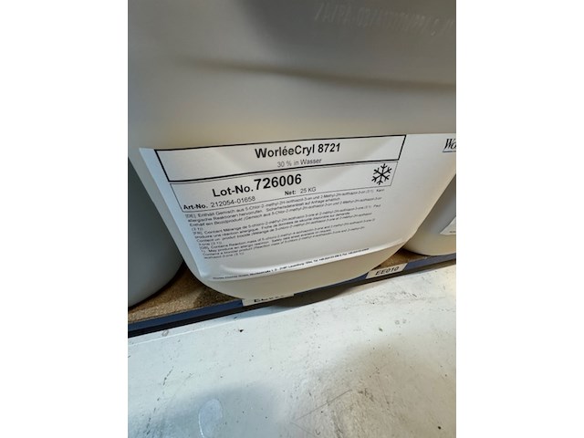 Voorraad grondstoffen o.a.: worleecryl - afbeelding 5 van  6