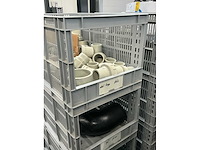 Voorraad kunststof bochten, sokken, moffen, kragen, t-stukken, eindkappen - afbeelding 15 van  61