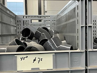 Voorraad kunststof bochten, sokken, moffen, kragen, t-stukken, eindkappen - afbeelding 28 van  61